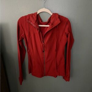 Lululemon Hooded Define Jacket Nulu Burnt Orange NWOT Size 10 MSRP $138